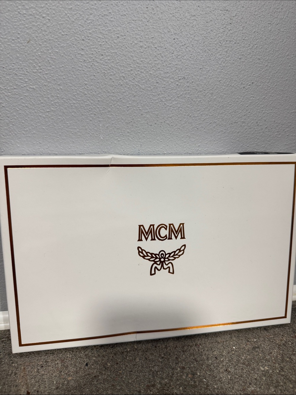 BRAND NEW MCM Cognac Logo Envelope Clutch GWP gift with purchase item. - Picture 8 of 8